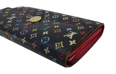 louis vuitton multicolor sarah wallet|Louis Vuitton monogram canvas wallet.